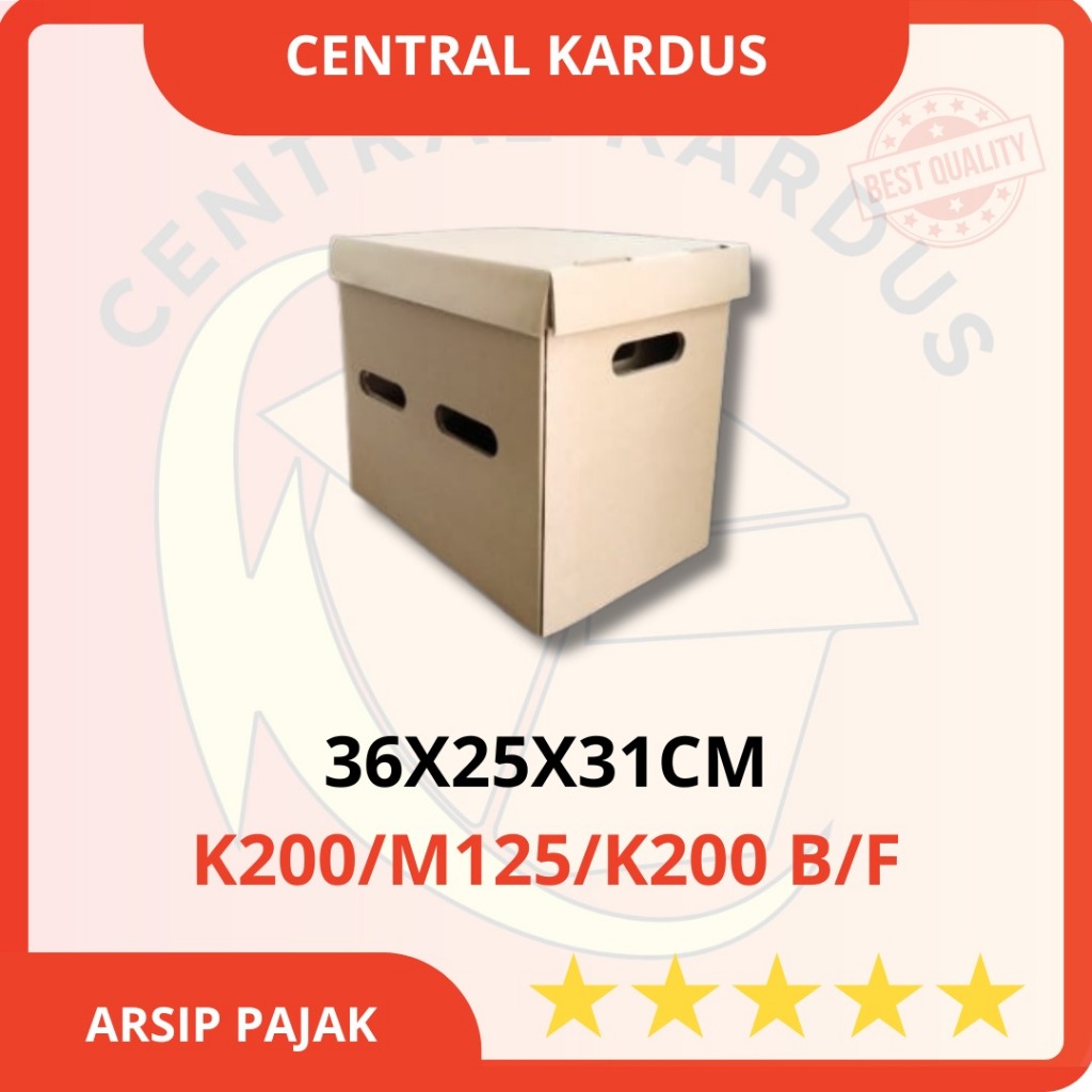 

BOX ARSIP 36x25x31 CM KOTAK KARDUS ARSIP FILE DOKUMEN ( HARGA 1 PCS )