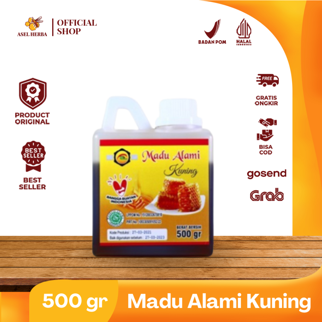 

Madu Kuning Alami 1 kg dan 500gr | Madu 1 kg | Madu Murni Tanpa Gula