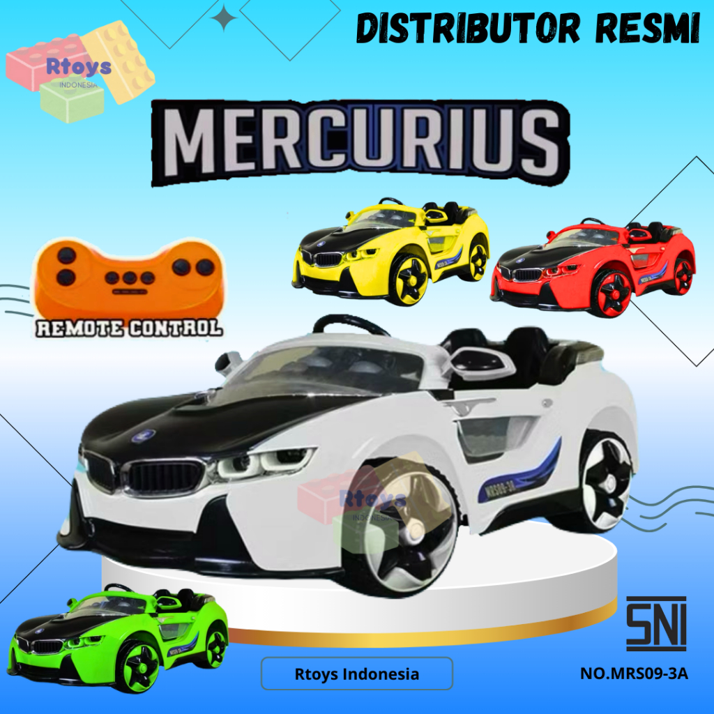 MAINAN MOBIL AKI YOTTA SPORT MERCURIUS TYPE MRS09-3A MOBIL AKI 2 GEAR