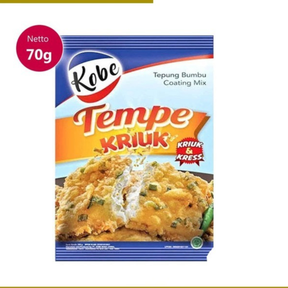 

TEPUNG TEMPE KRIUK KOBE KEMASAN 70 GRAM