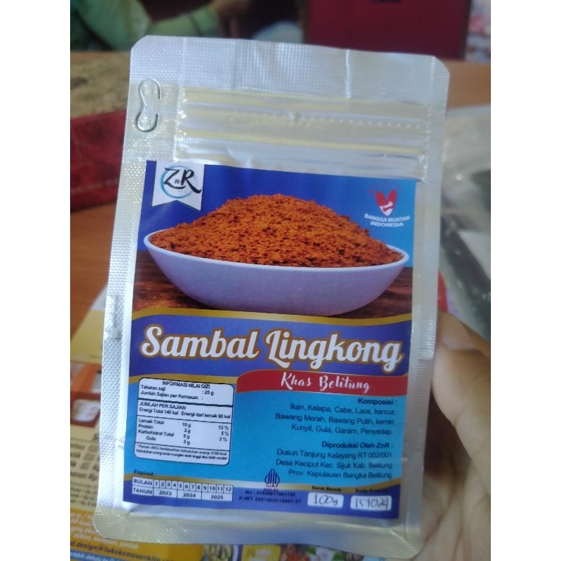 

SAMBAL LINGKONG BELITONG