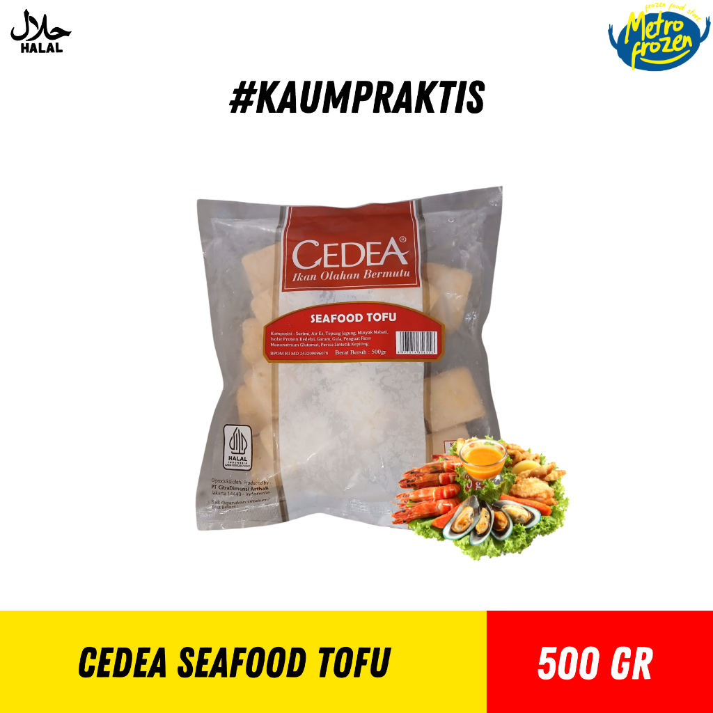 

Cedea Seafood Tofu 500gr