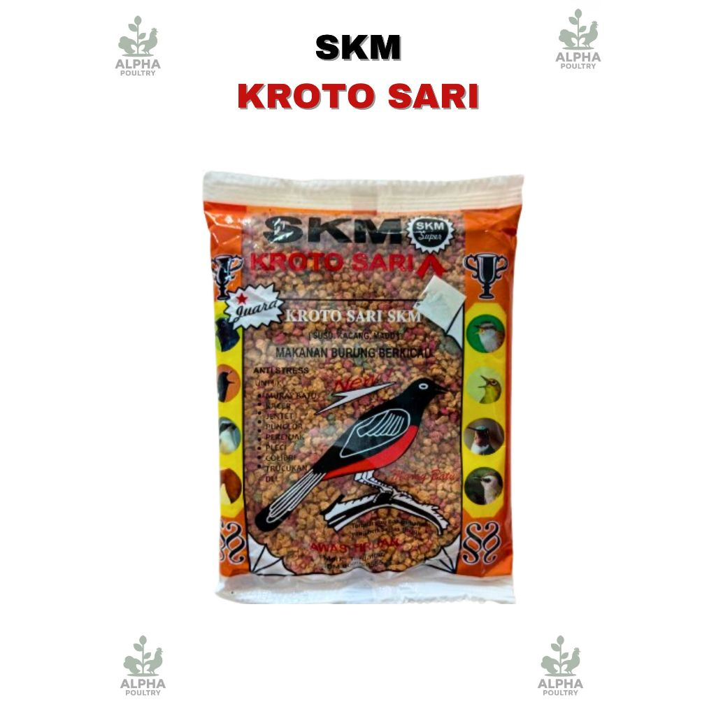 SKM Kroto Sari Kasar Pur Pakan Burung Murai Batu Kacer Trucuk Cendet Kepondang Jalak Dan Lainnya