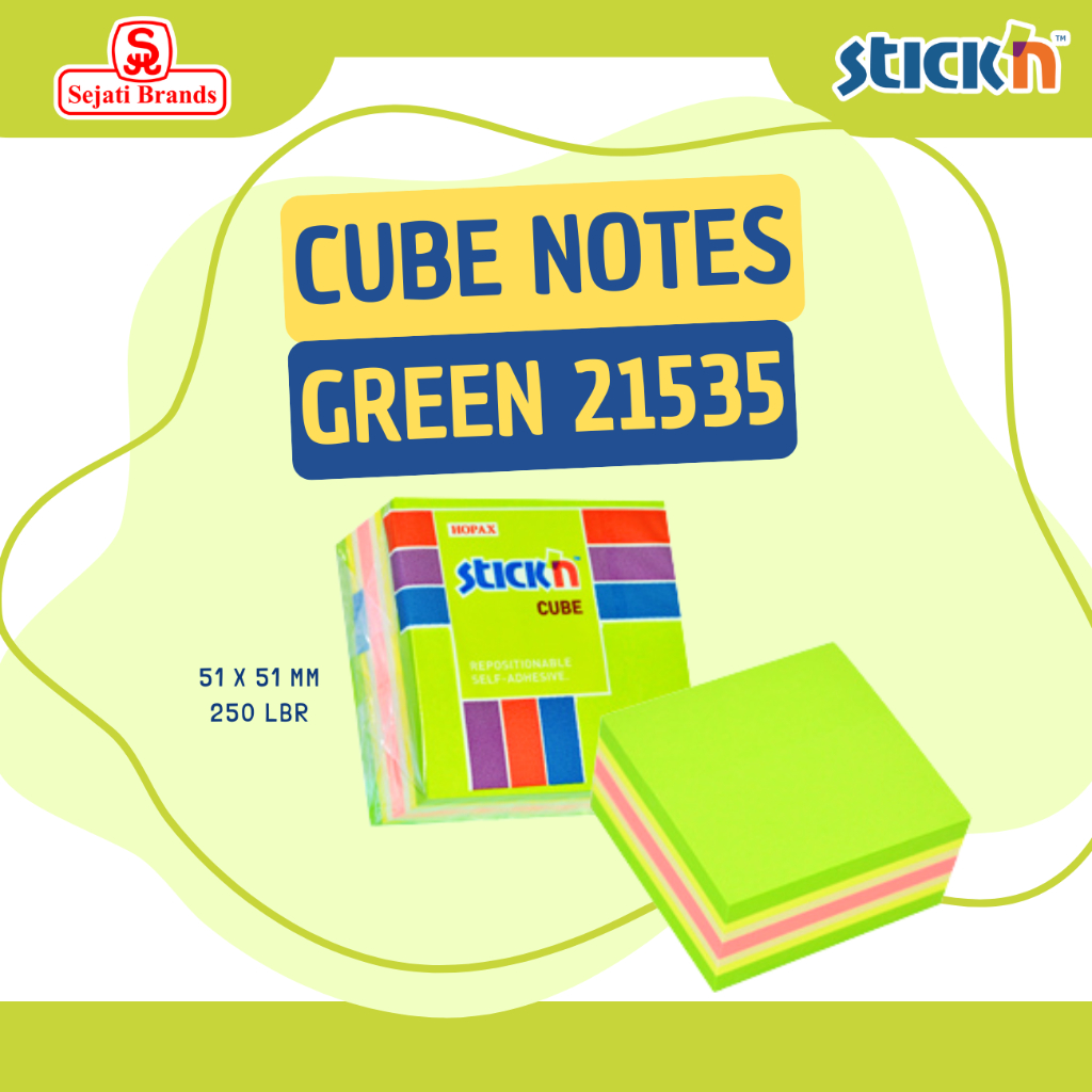 

Stick'n Regular Cube 21535 (2x2) Neon Pastel Mixed