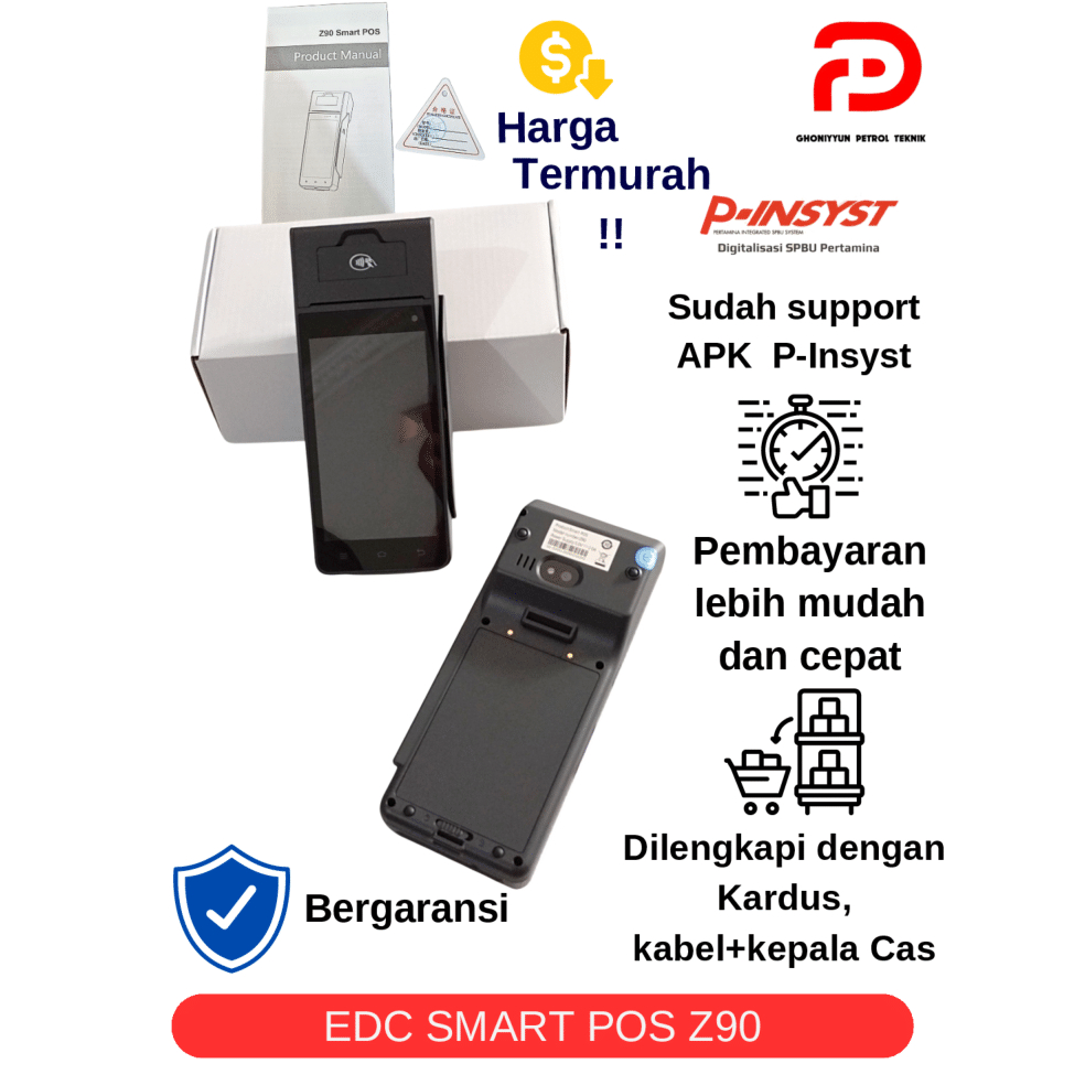 EDC POS ANDROID Z90 DIGITALISASI SPBU PERTAMINA