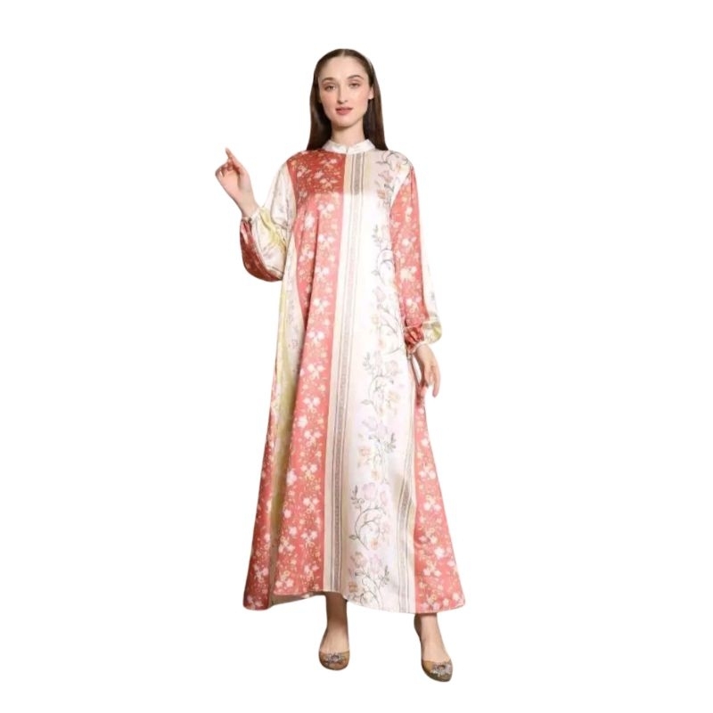 WLOV YANTI ADENI - Luna Dress - Dress Muslim Modern Simpel Cantik