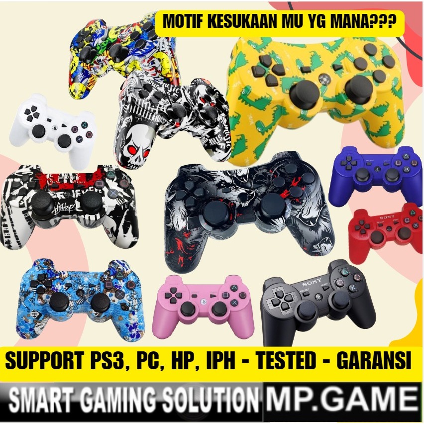Stik PS3 Stick PS3 Wireless Original Ori Pabrik Warna  PC Laptop HP