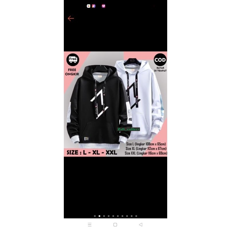 sweater hoodie  Dies off with jaket AV laki-laki beludru putih hitam marun semua musim OVERSIZIE