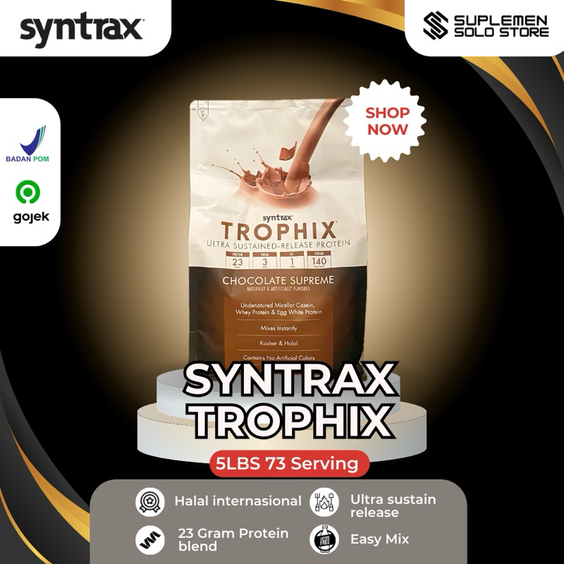 syntrax trophix 5 lbs casein protein