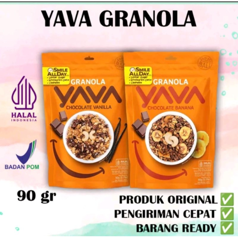 

yava Granola chocolate vanila 90gr