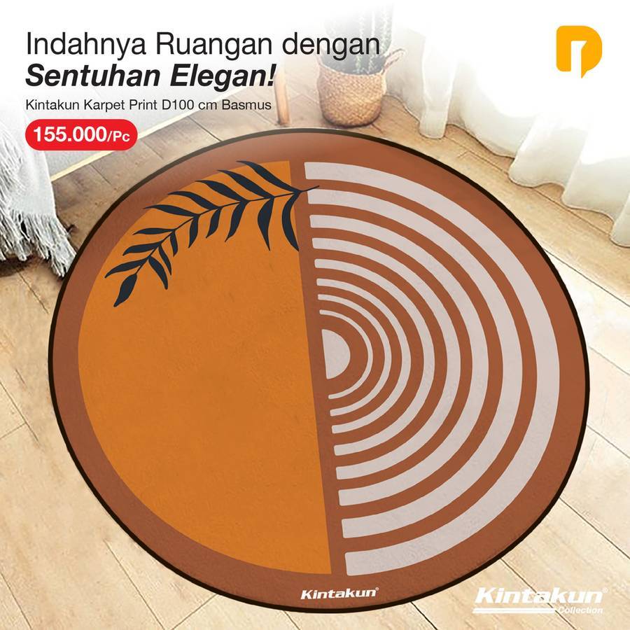 Kintakun Karpet Print D100 cm