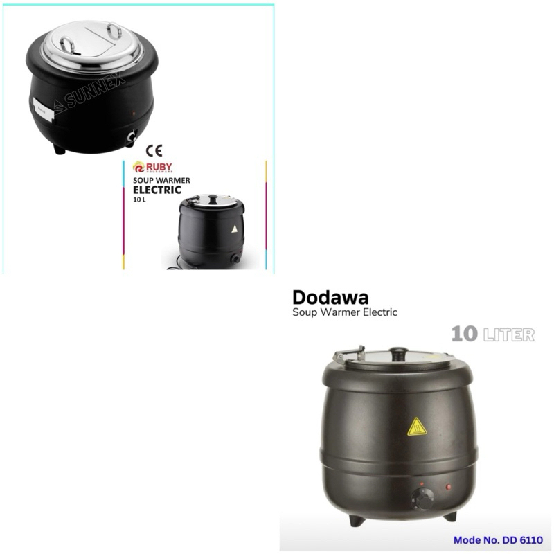 Sunnex Pemanas Soup electric Ruby soup warmer 13lt | Soup Warmer 10 lt Dodawa