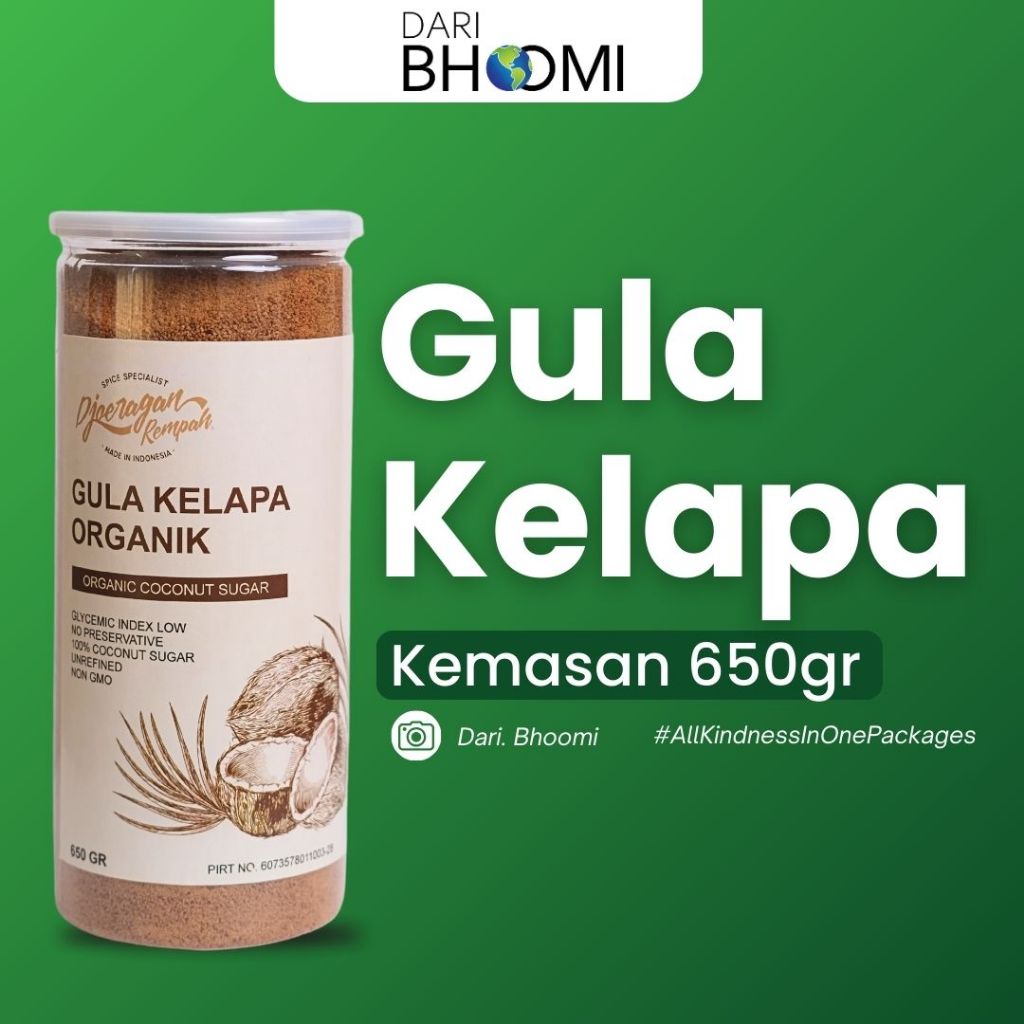 

Djoeragan Rempah Gula Kelapa Organik - Organic Coconut Sugar