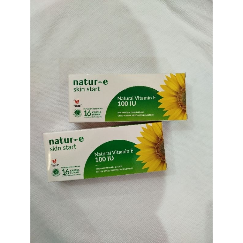 ❤️DUBEEDU❤️ PAKET 2BOX NATUR E 100 IU isi 16 KAPSUL HIJAU