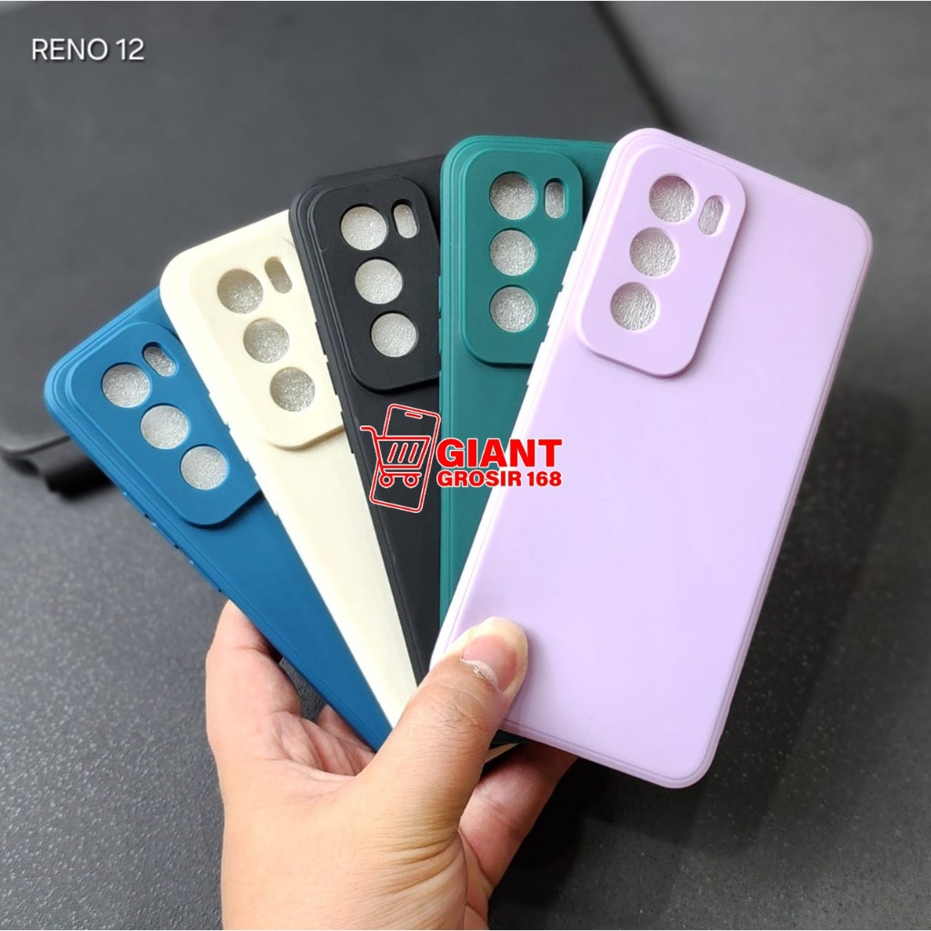 OPPO RENO 12 5G OPPO RENO 12 PRO OPPO RENO 12F CASE MACARON SQUARE LIQUID CASE OPPO RENO 12 5G OPPO 