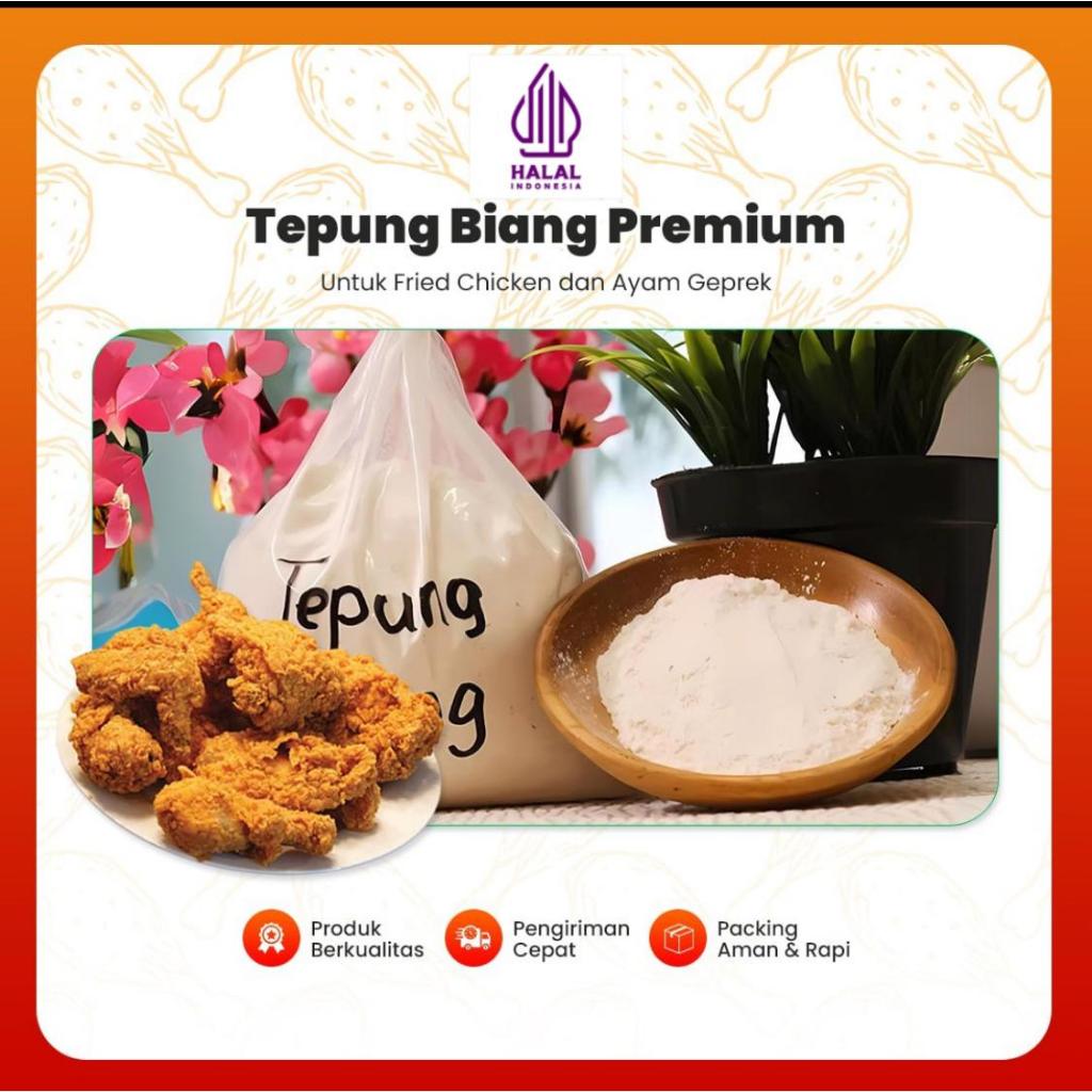 

(TERMURAH) Tepung Biang Premium KFC NON MSG Untuk 2Kg Tepung Terigu | Tepung Serbaguna