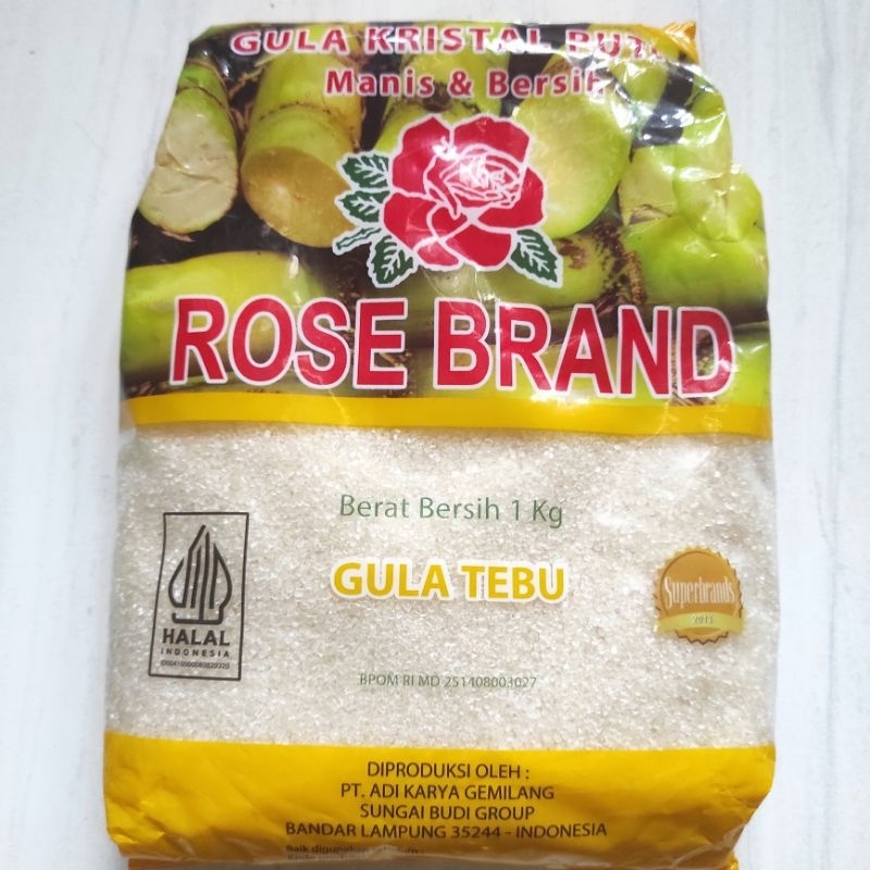 

Gula Pasir Rose Brand Kemasan Kuning 1 Kg
