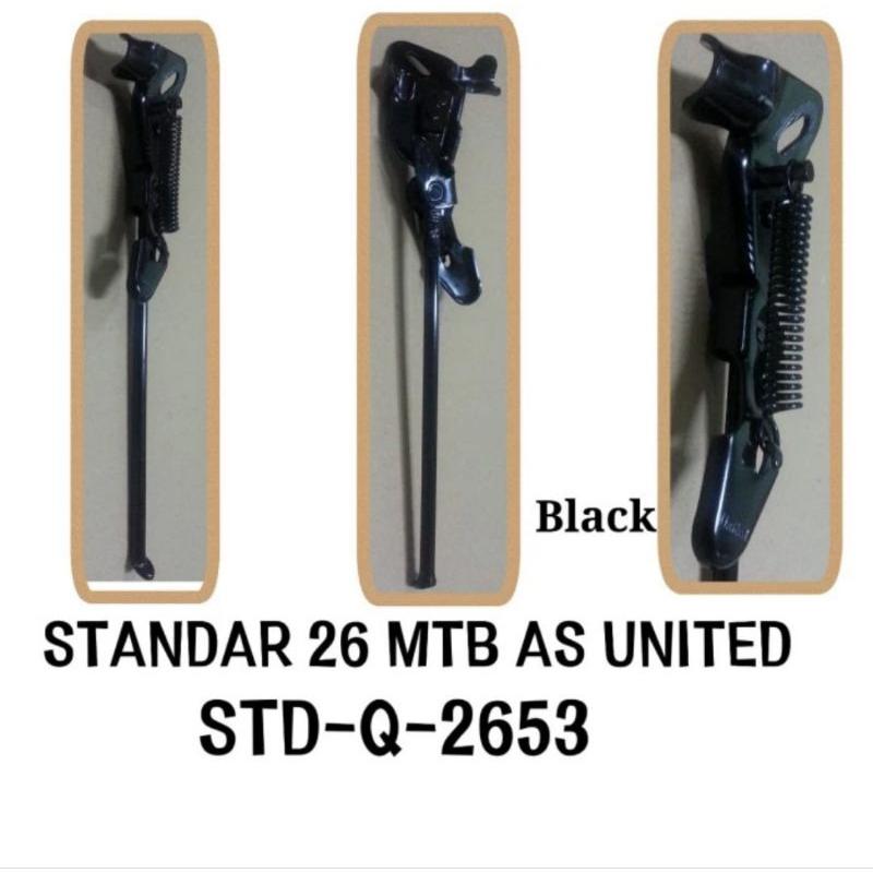 standar as samping 26 inch model lock united std 2053 sepeda mtb 26 federal jadul fixie