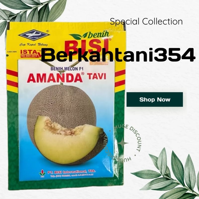Benih melon amanda tavi 550butir Bibit melon Amanda f1 550butir original