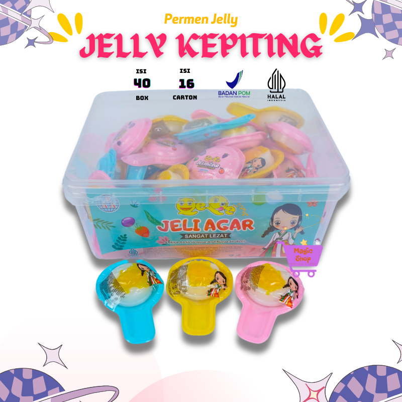 

PERMEN JELI KEPITING ISI 40 PCS / JELLY CRAB