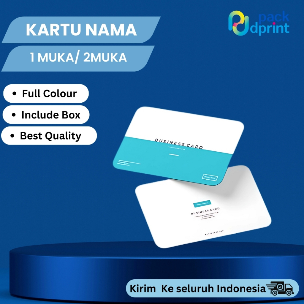 

Cetak Kartu Nama | Print Kartu Nama | Business Card | 1 Box 100 Lembar 260gr -1 Sisi