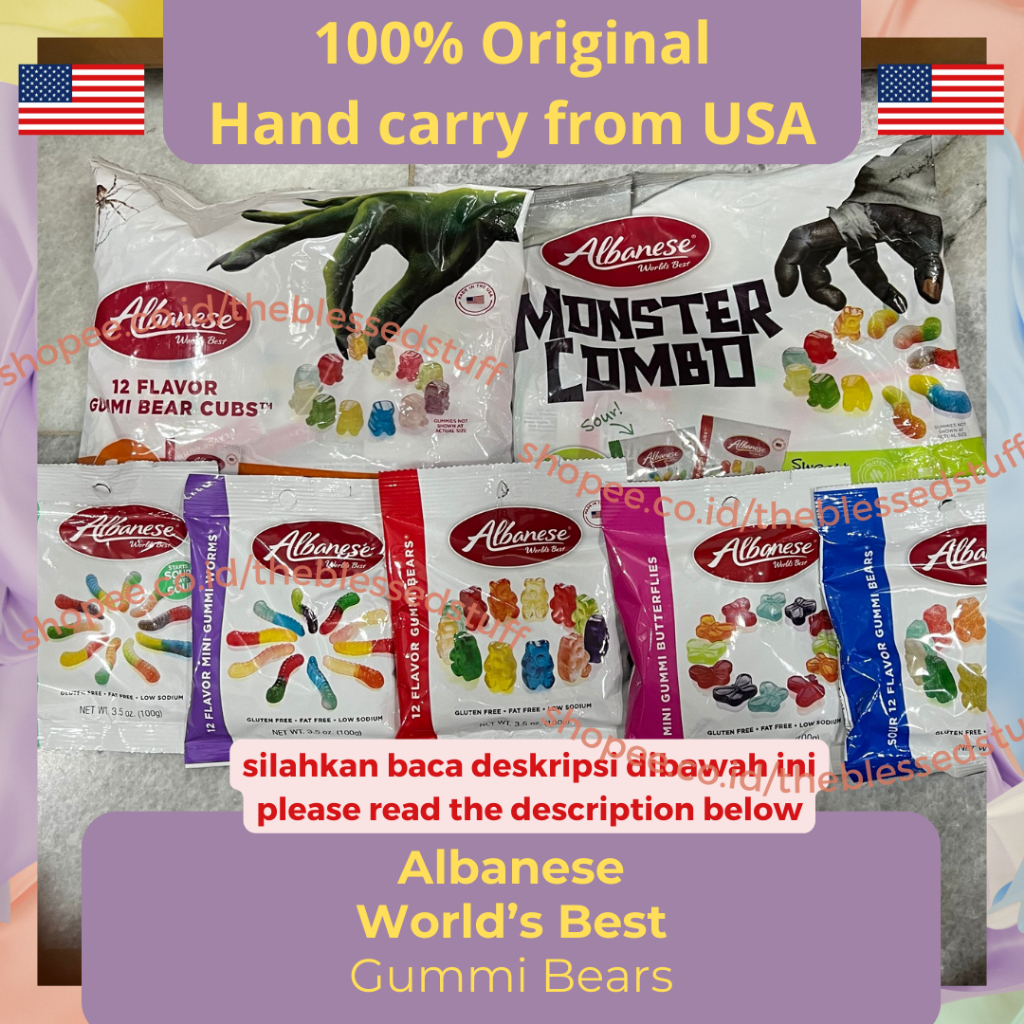 

Albanese World's Best Gummi Bears Gummy Bears 100% Original USA