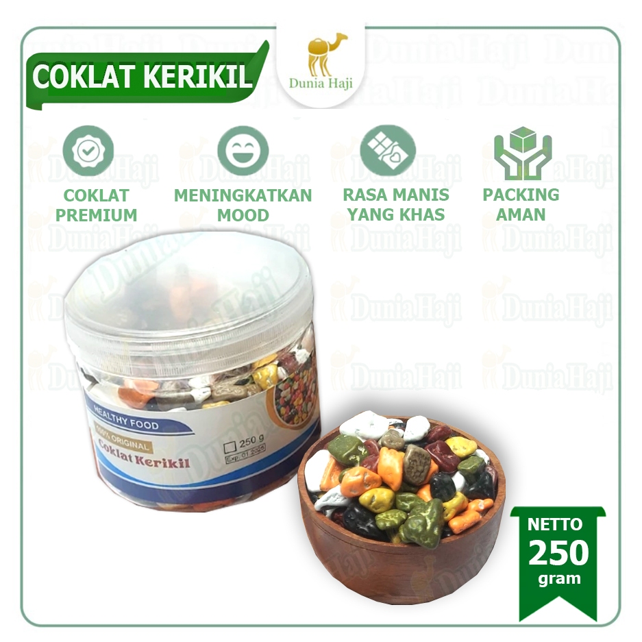 

Coklat Arab KERIKIL 250gr Made in Turki/Turkiye Cokelat Batu Untuk Oleh Oleh Haji Dan Umroh