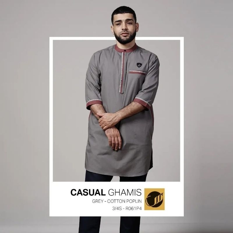 SAMASE GHAMIS CASUAL LENGAN 3/4 R061P