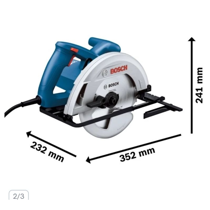 mesin circular saw Bosch GKS 130 7in / mesin belah mesin potong kayu BOSCH GKS 130/ mesin gergaji po