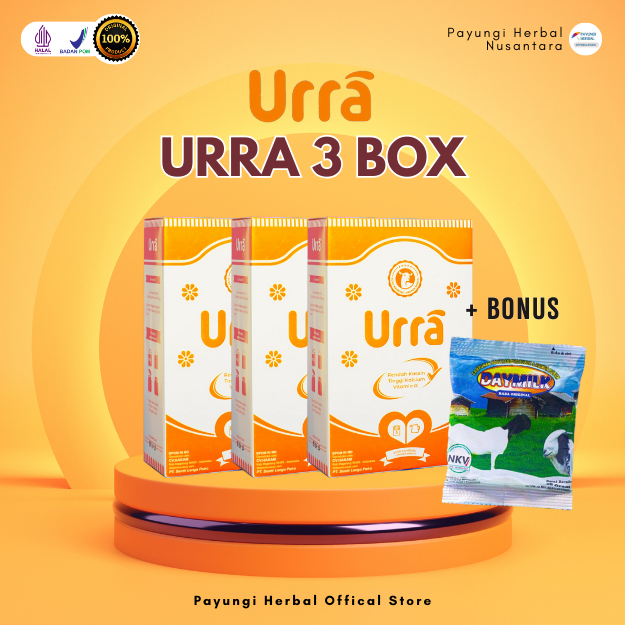 

URRA Susu Kambing Saneen Untuk Penambah Berat Badan & Tinggi Badan Anak - 3 Box free Daymilk saset