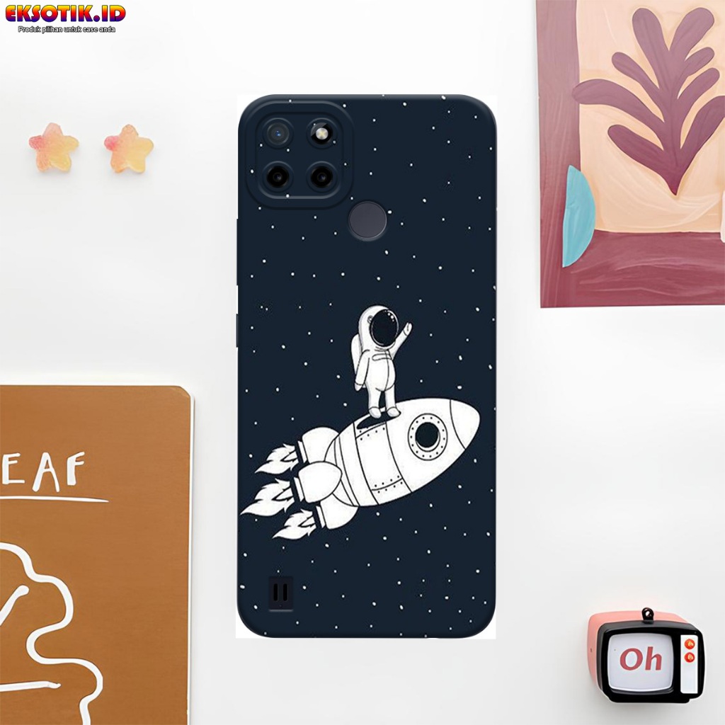 Case Realme C21Y C25Y - Casing Realme C21Y C25Y - Fashion Case - Silikon Realme C21Y C25Y  - Motif K