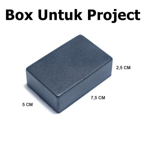 Box Plastik / Kotak Plastik Hitam 7,5 X 5 X 2,5 Cm Box Casing Driver