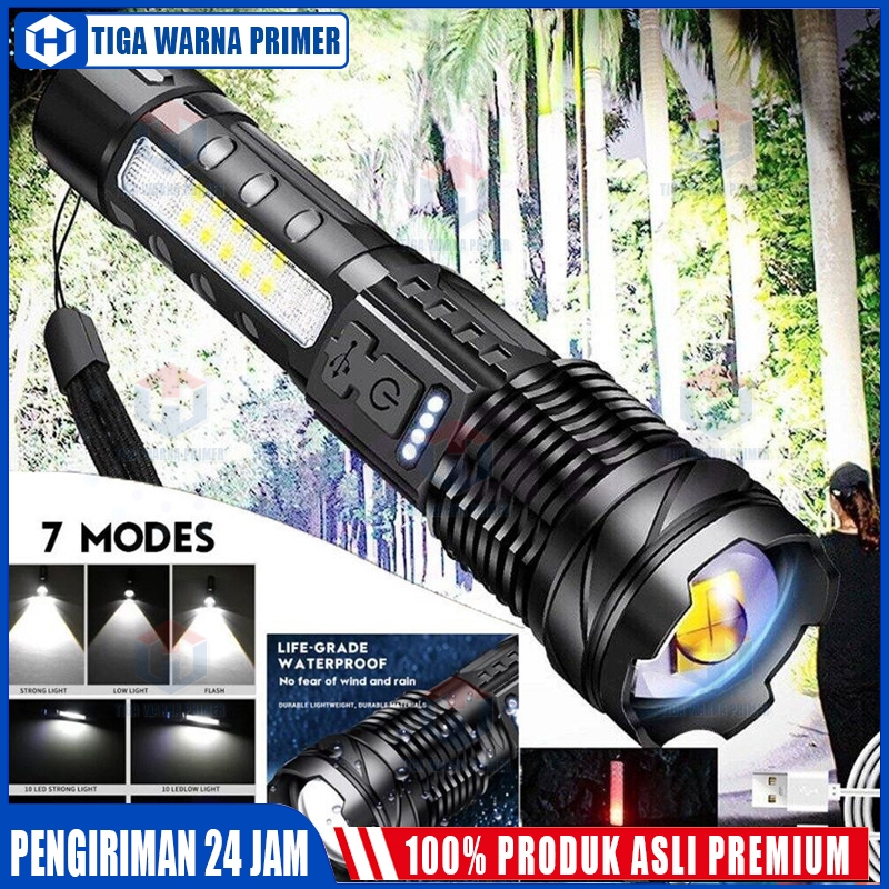 Senter Swat Police Terbaik USB Rechargeable Senter Led Rechargeable Senter Led Rechargeable Senter l