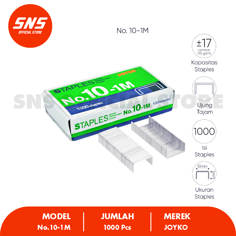 

Isi Staples No.10-1M JOYKO Best Quality SNS OFFICIAL STORE