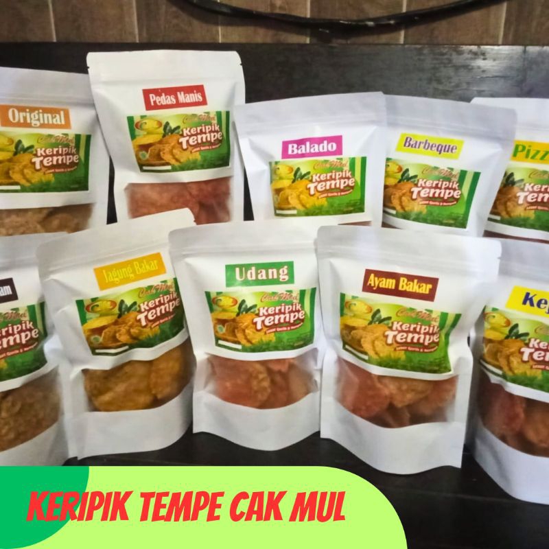 

BUNDLING 10 pcs KERIPIK TEMPE RASA-RASA CAKMUL