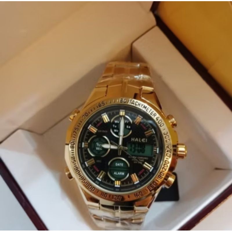 jam tangan Halei 1001M original