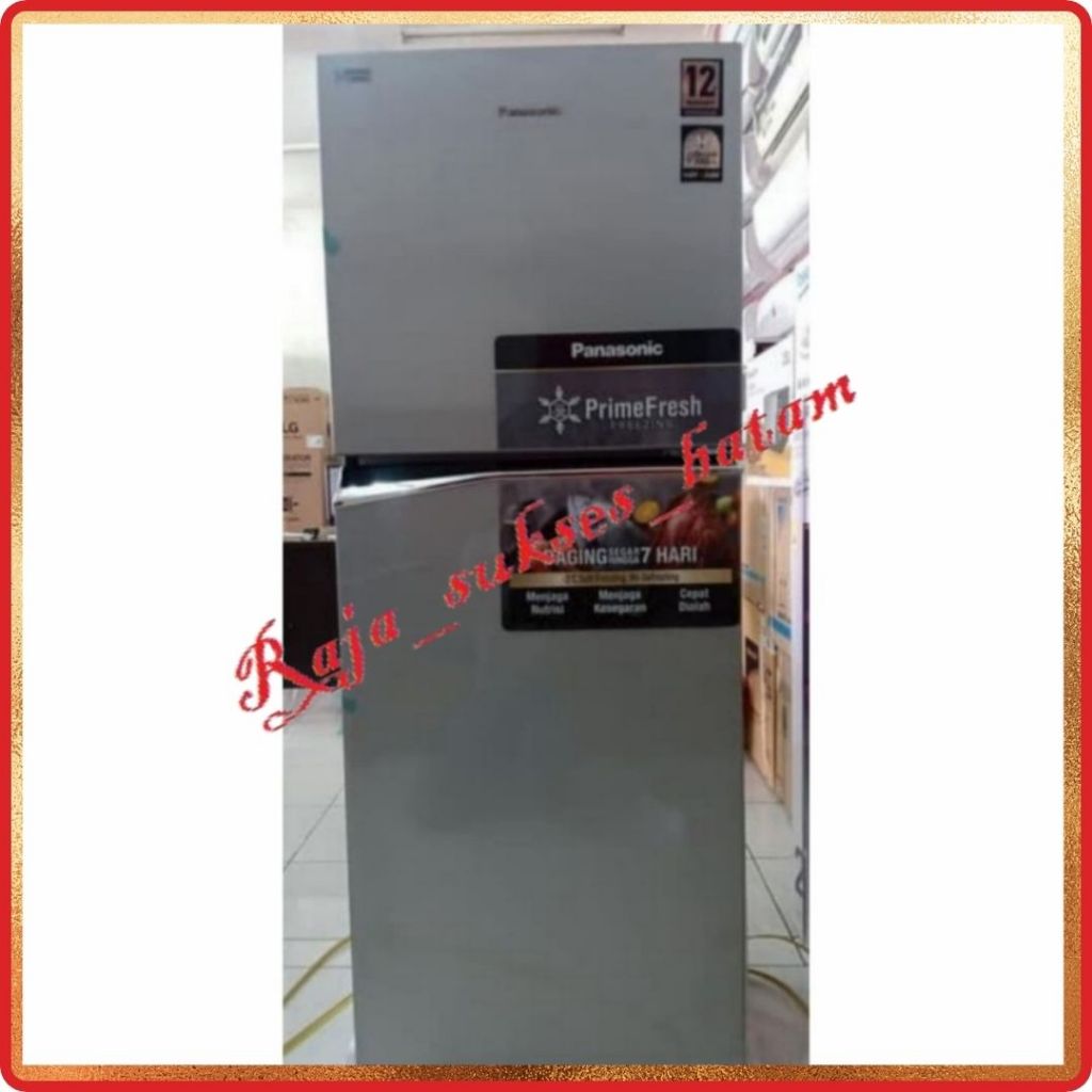 Kulkas 2 Pintu Inverter Panasonic NR BB231Q S 230 liter NR-BB231QS BATAM