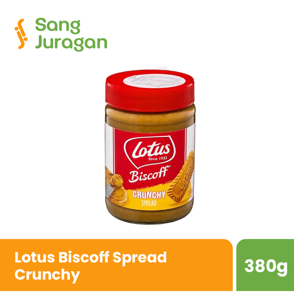 

Lotus Biscoff Spread Crunchy 380 Gr / Selai Lotus Biscoff Spread 380 Gram