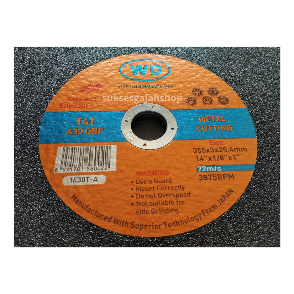 BATU GERINDA POTONG 14" WD / MATA GERINDA POTONG WD 14 INCH