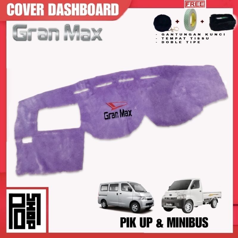 cover alas karpet pelindung dashboard daihatsu GRANMAX pickup/minibus 2007-2024 bulu  || alas dashbo