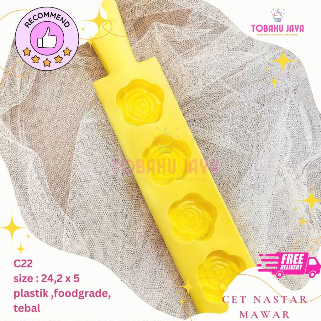 Cetakan Kue Kering Mawar / Cetakan Nastar Lokal Mawar / Cetakan Nastar Bentuk Mawar / Cetakan Kue Be