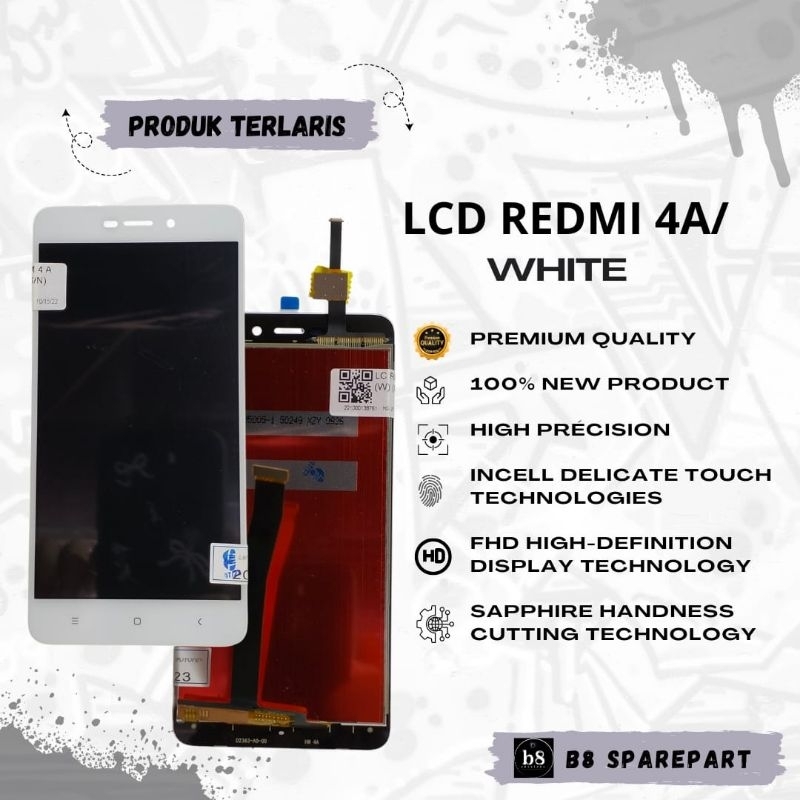 LCD TOUCHSCREEN REDMI 4A FULLSET