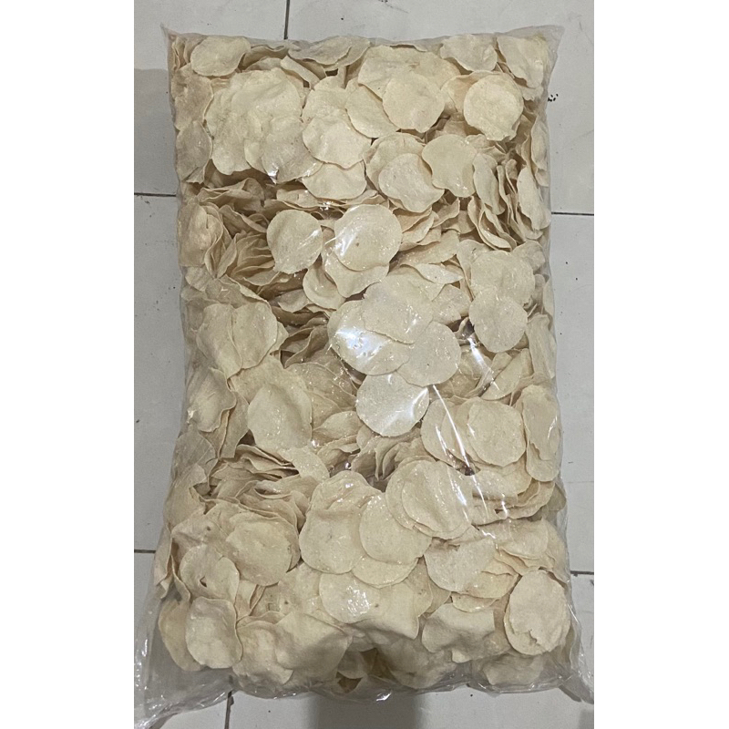 

kerupuk mentah rasa kentang