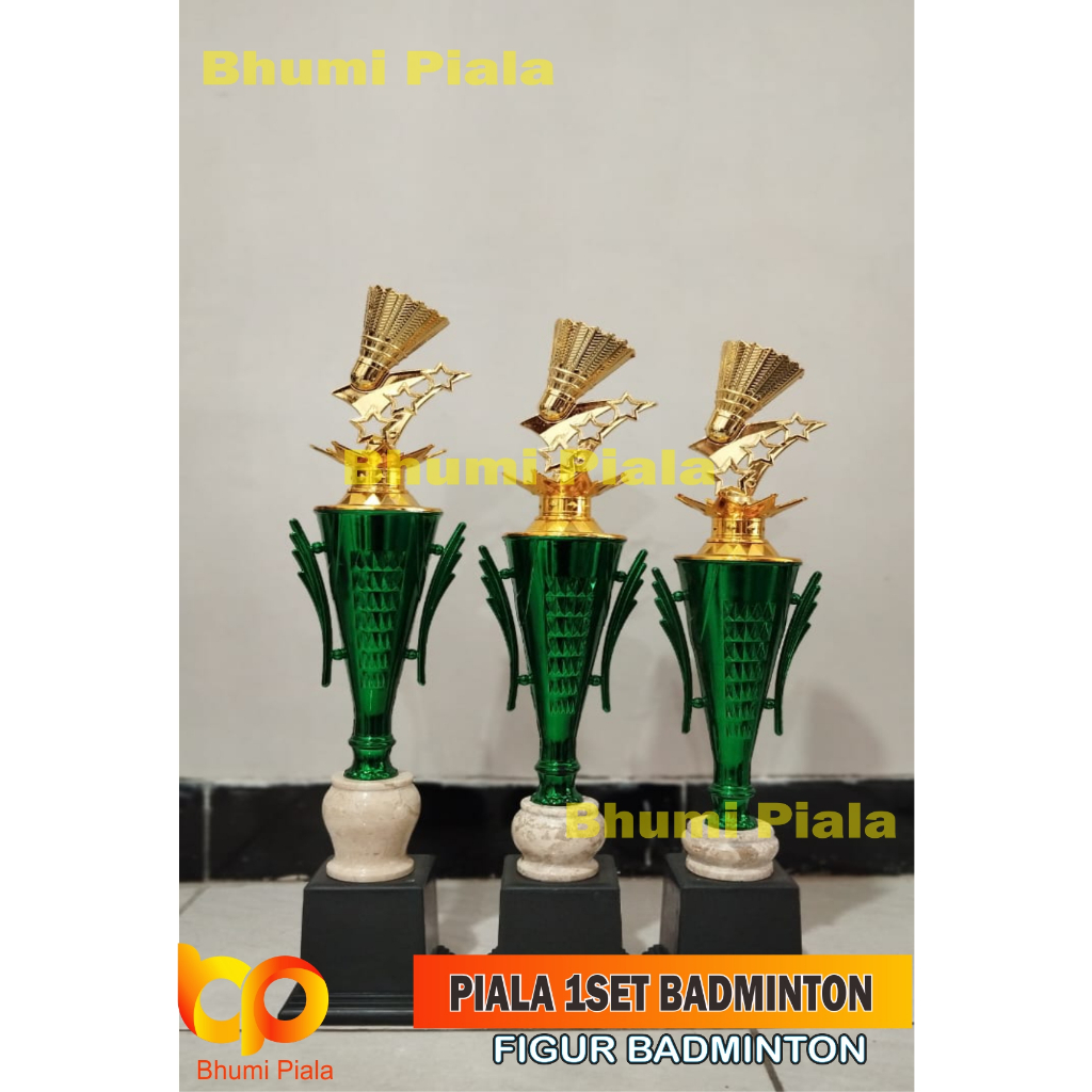 PIALA 1SET JUARA 1,2,3 BADMINTON