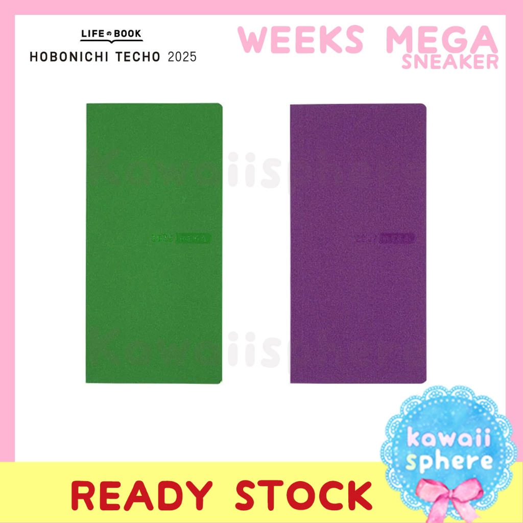 

Hobonichi Techo 2025 Weeks MEGA | Sneaker Series | Hobonichi Weeks MEGA 2025 | Ready Stock Handcarry Japan