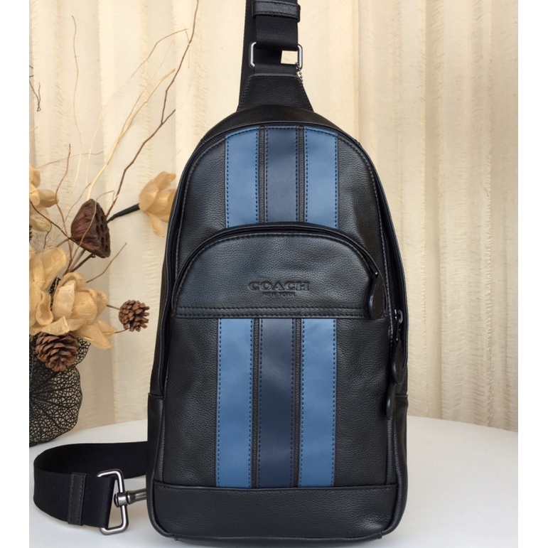 Sling Bag 49318 Houston Pack with Varsity Stripe - Sling Bag Pria Original