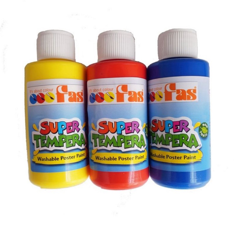 

KODE L22E Fas Super Tempera Washable Finger Paint 3 pcs Cat Air Anak Non Toxic New Zealand