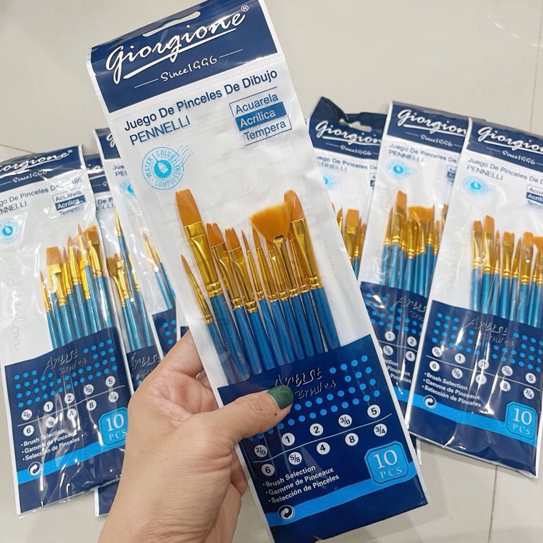 

Giorgione Brush Penneli 1pcs Kuas Melukis s C4W9