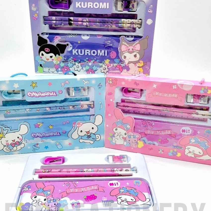 

Hot TEMPAT PENSIL SET KARAKTER KUROMI KOTAK PENSIL SERUTAN TEMPAT PENSIL PENCIL CASE MELODY KUROMI Alat Tulis Set Karakter Kuromi Lucu Kotak Pensil Anak Stationery Untuk Hadiah Sekolah Kotak Pensil Viral