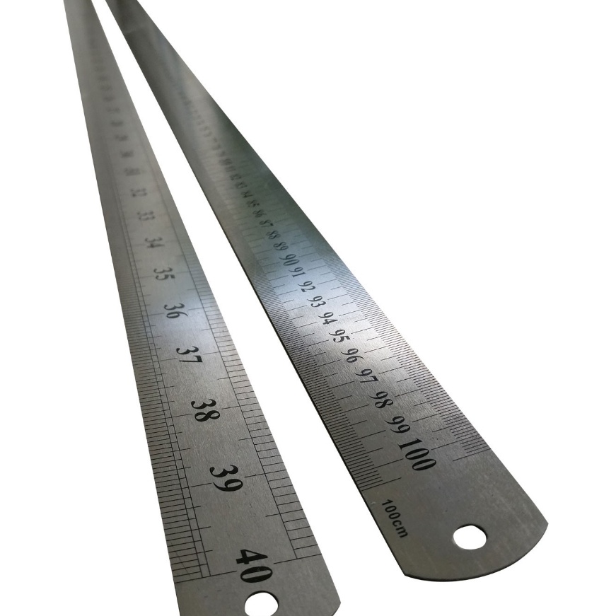 

Kilat Stainless Ruler 1 CM Penggaris Mistar Besi 1 Meter